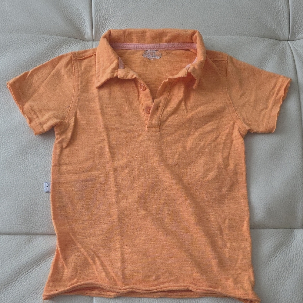 Kids Orange Polo Shirt